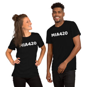 MIA420 Signature Black Unisex Staple T-Shirt